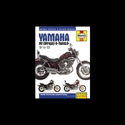 Capa manual de serviço Yamaha XU (Virago) U-Twins 1981-2003 Haynes
