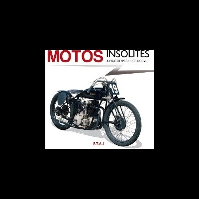 Capa de livro com mota clássica preta e texto editorial