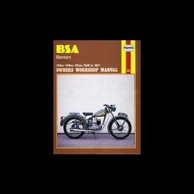 Capa de manual Haynes para motocicleta BSA Bantam