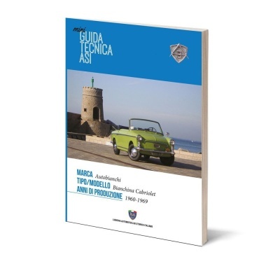 Capa de livro técnico sobre Bianchina Cabriolet de 1960-1969 com imagem do carro