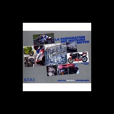 Capa de revista técnica sobre preparação de motores de motos com imagens de várias motocicletas e texto em azul