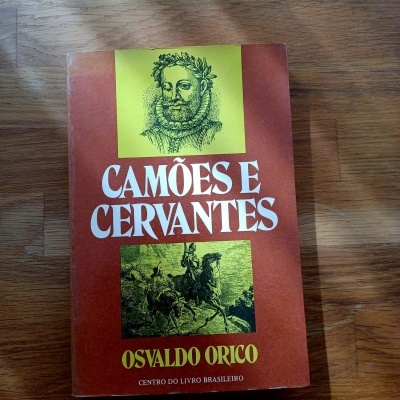 Capa de livro castanha com textos e ilustrações amarelas