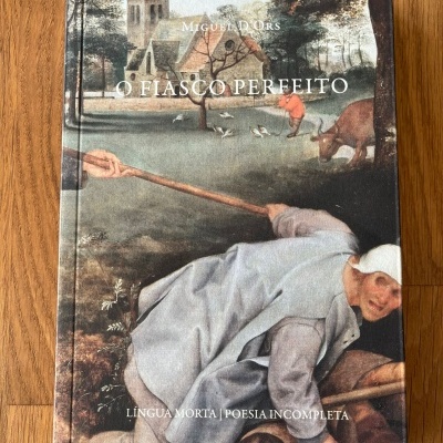Capa do livro O FIASCO PERFEITO de Miguel D'Ors com pintura histórica