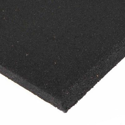 Placa quadrada preta texturizada feita de borracha ou espuma