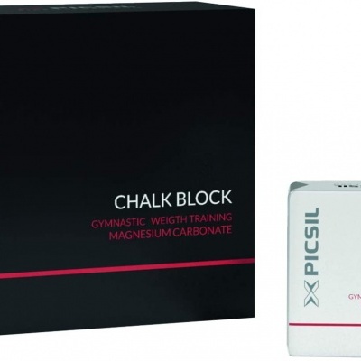 Bloco de magnésio PICSIL para treino de ginástica e musculação