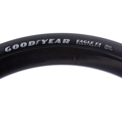 Pneu preto de bicicleta GOODYEAR EAGLE F1 Supersport 28mm