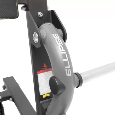 Parte de equipamento de exercício físico cinzento e preto da marca ELLIPSE