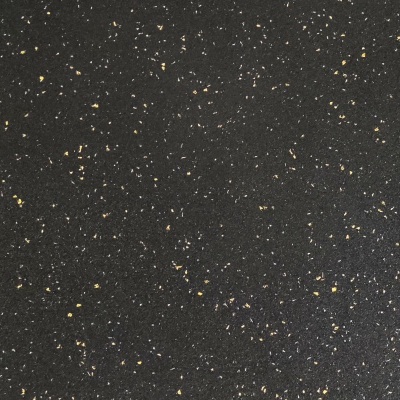 Superfície preta com pontos dourados e claros