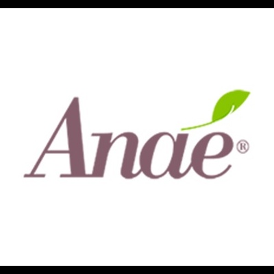 Logótipo da marca Anaé com folha verde