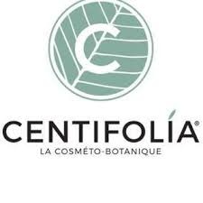 Logótipo da Centifolia com letra C e folha verde