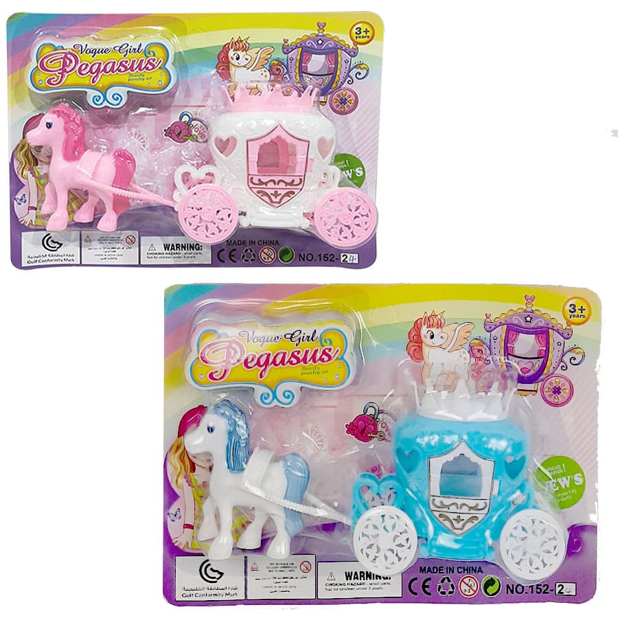 Brinquedos de cavalos e carruagens Vogue Girl Pegasus