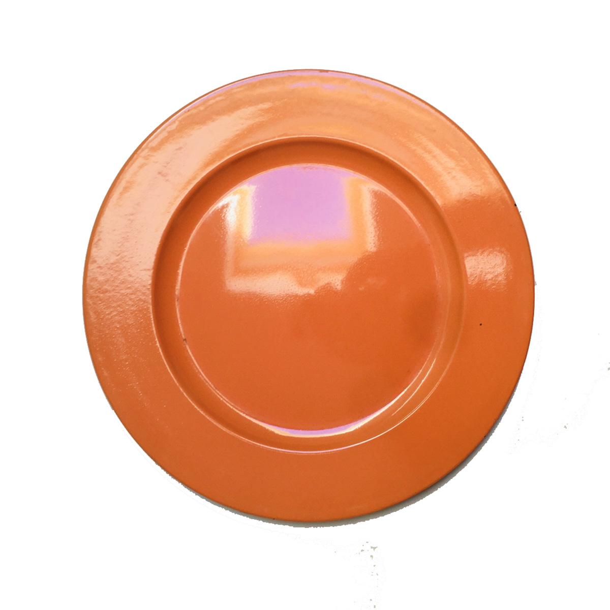 Prato redondo laranja