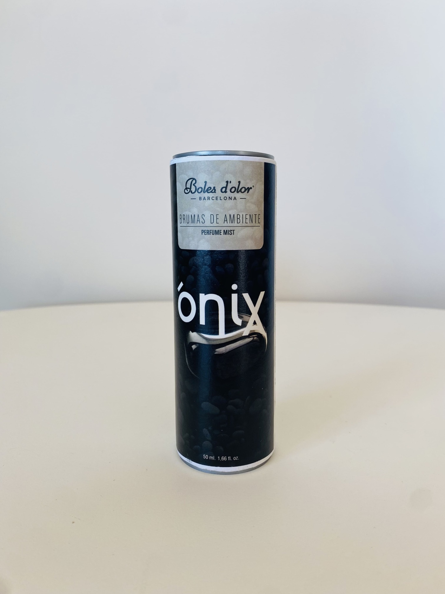 Frasco cilíndrico de borrifador ónix Boles d'olor