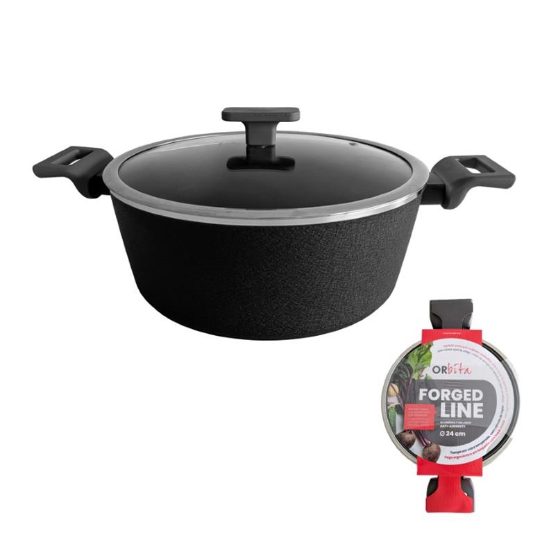 Caçarola Forjada Antiaderente com Tampa