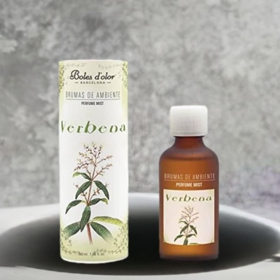 Frasco e caixa de perfume de ambiente Verbeoa da Boles d'olor