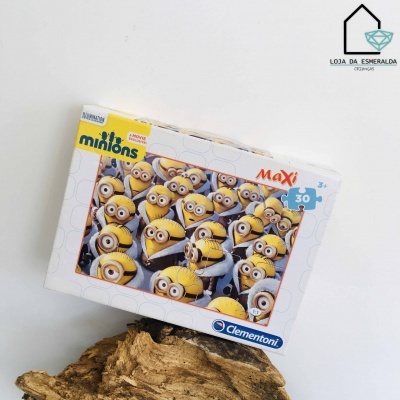 Caixa de quebra-cabeças Maxi Minions de 30 peças da Clementoni