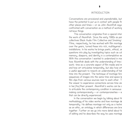 Co-existence of Times — A conversation with John Akomfrah