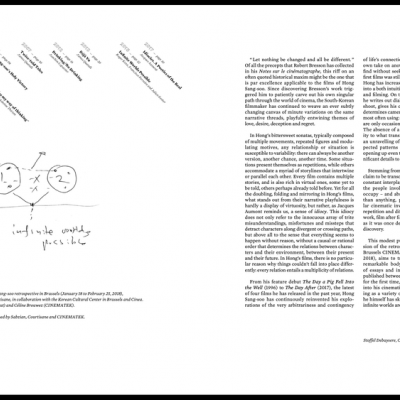 Hong Sang-Soo, Infinite Worlds Possible