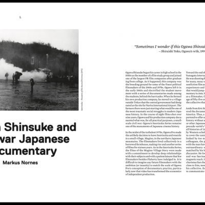 Of Sea and Soil: The Cinema of Tsuchimoto Noriaki and Ogawa Shinsuke