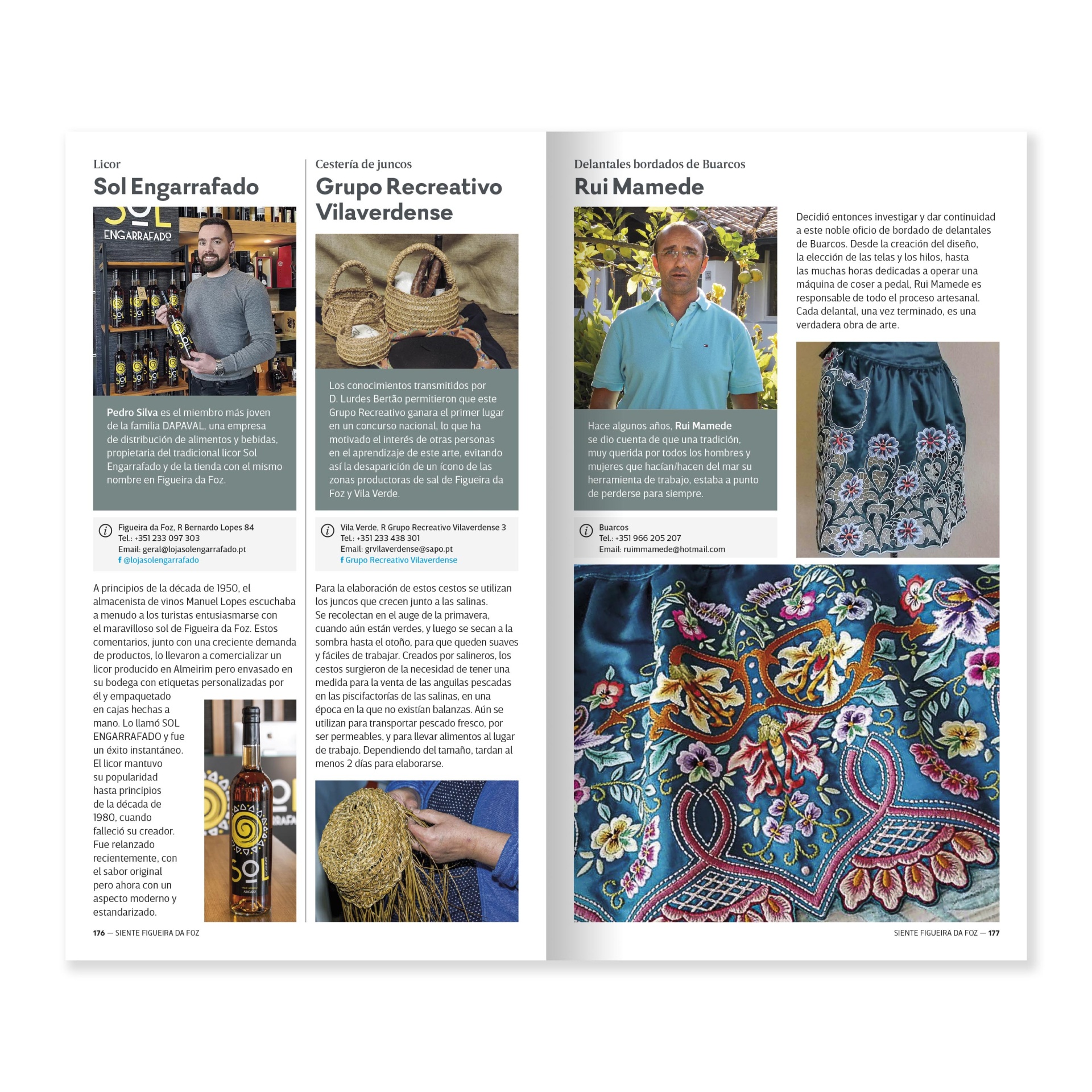 Figueira da Foz - La Reina de las Playas de Portugal Revista aberta com imagens e textos sobre produtos e artesanato em português.