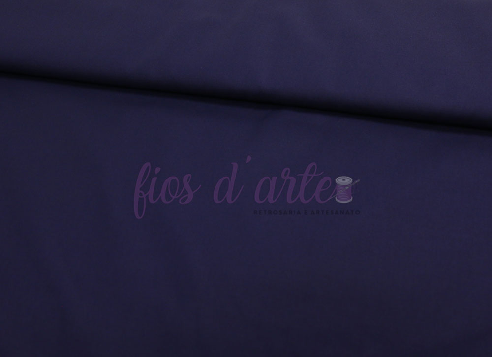 Tecido Sarja lisa - azul marinho tecido azul escuro dobrado