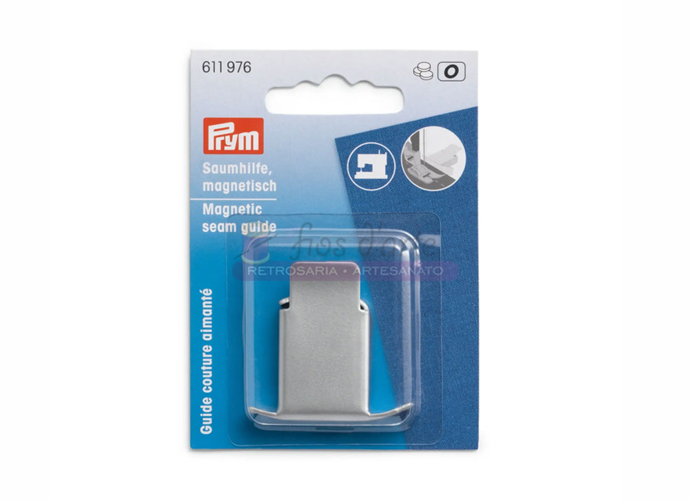 Guia magnético de margem para costura (Prym) Guia magnético para costuras Prym em embalagem azul