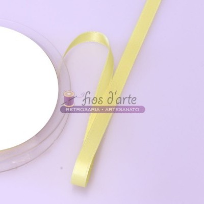 Rolo de fita decorativa amarela