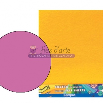 Folha de feltro amarela quadrada com embalagem e selo artesanato