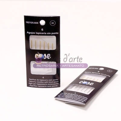 Pacote de agulhas para tapeçaria COSE em cartão preto