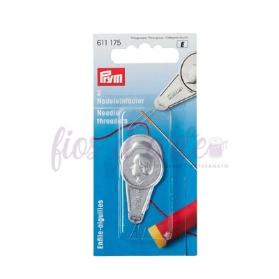Embalagem de agulhas Prym com dispositivo metálico e duas agulhas