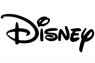 Logotipo da Disney em letras pretas sobre fundo branco