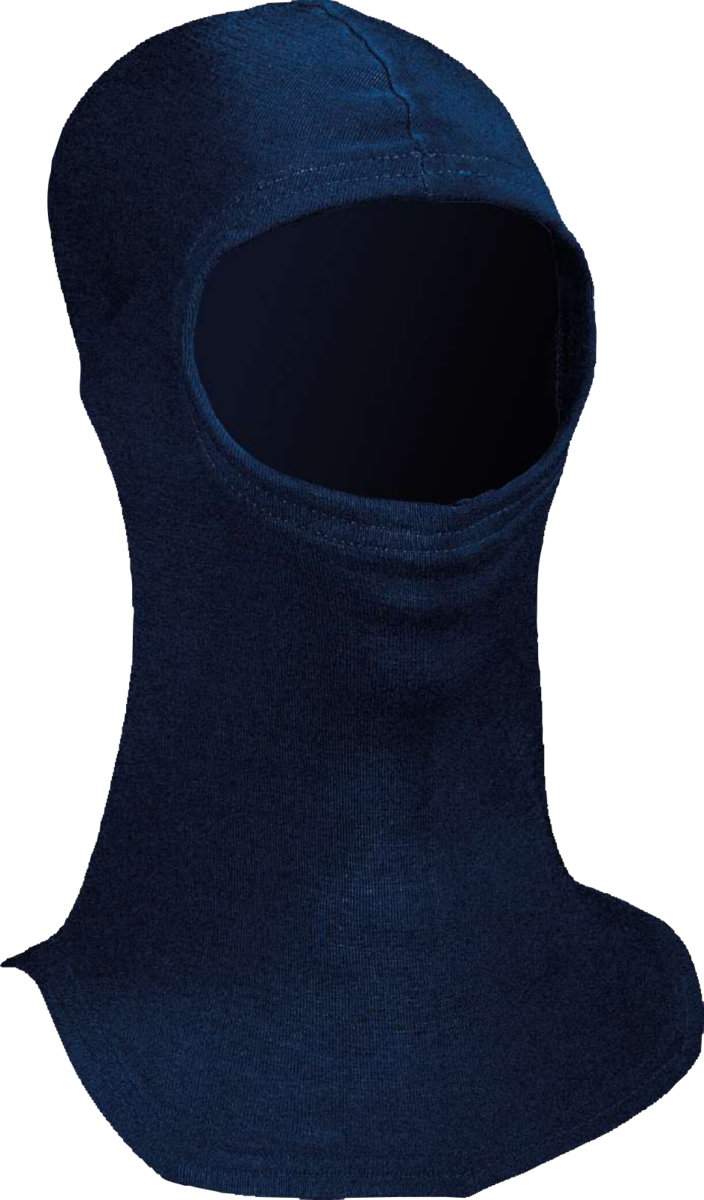 Balaclava azul escura com abertura para os olhos