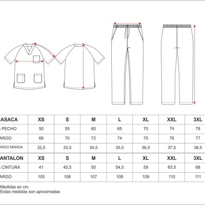 Pijama&#x20;cir&#x00FA;gico&#x20;conjunto&#x20;Work&#x20;Team