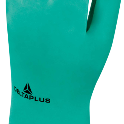 Luva de proteção verde da marca DELTAPLUS