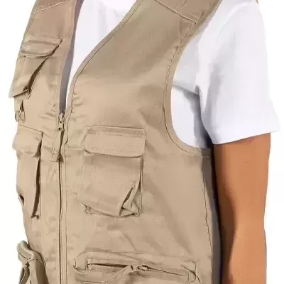 Colete&#x20;reporter&#x20;multibolsos&#x20;Belcamp