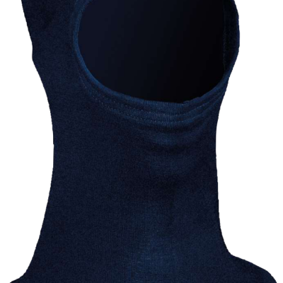 Balaclava azul escura com abertura para os olhos