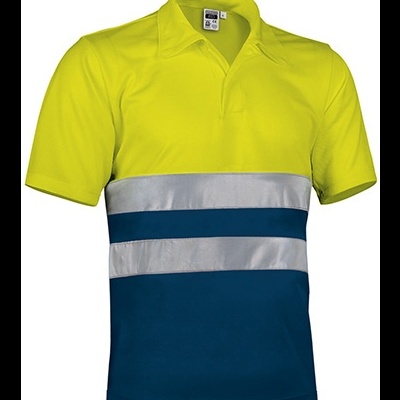 Polo&#x20;laranja&#x20;fluorescente&#x20;100&#x25;poli&#x00E9;ster