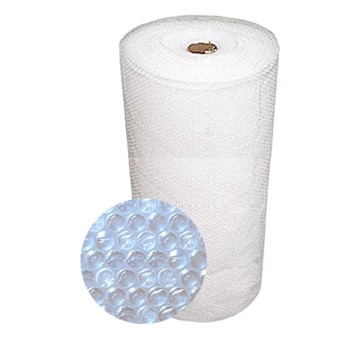 Rolo de plástico bolha transparente