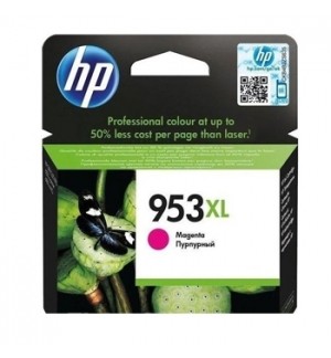 Embalagem tinta para impressora HP 953XL Magenta com imagem de inseto e plantas