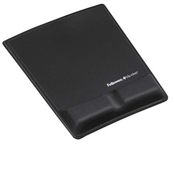 Apoio de pulso Fellowes I-Spire preto com almofada anatómica