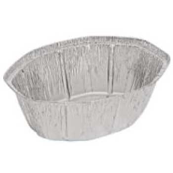 Forma de alumínio retangular com bordas arredondadas