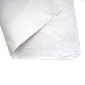 Folhas de papel branco texturizado