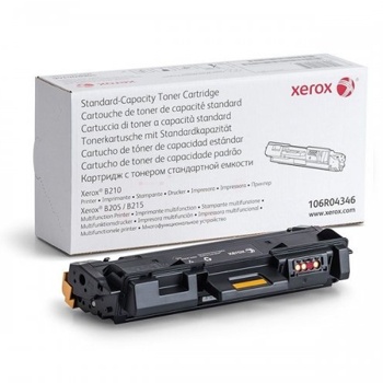 Cartucho de toner Xerox preto com embalagem branca