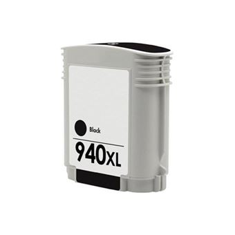 Cartucho de tinta preta 940XL com etiqueta branca