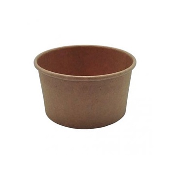 Copo de papelão castanho claro