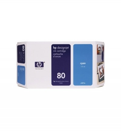 Caixa de cartucho de tinta HP Designjet cyan, 175 ml