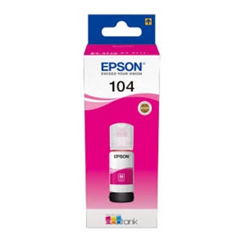 Embalagem de tinta para impressora Epson 104 rosa