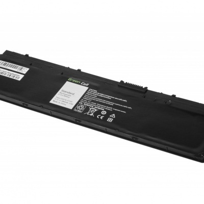 Bateria preta para portátil com etiquetas e texto em branco