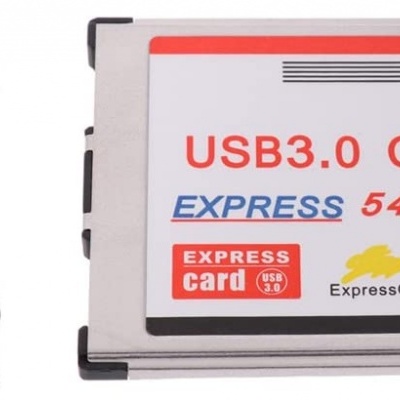 Cartão USB 3.0 EXPRESS 54mm com cabo USB preto