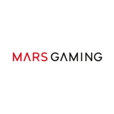 Logótipo MARS GAMING com texto vermelho e preto